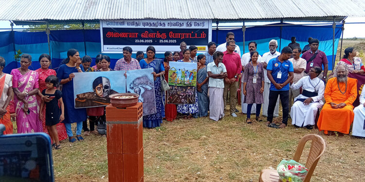 செம்மணியில் ஏற்றப்பட்டது “அணையா தீபம்”!