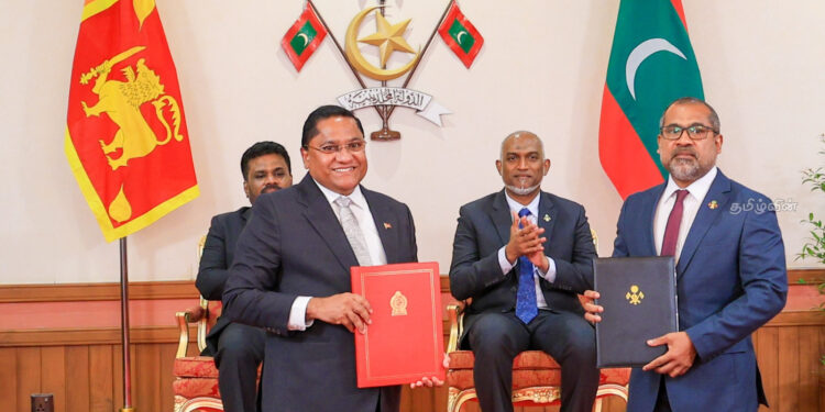 மாலைதீவு – இலங்கை 60 வருட இராஜதந்திர உறவு – ஜனாதிபதி மரக்கன்றொன்றை நட்டார்