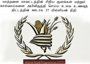 மாத்தளை மாவட்டத்தின் சிறிய குளங்கள் மற்றும் கால்வாய்களை அபிவிருத்தி.