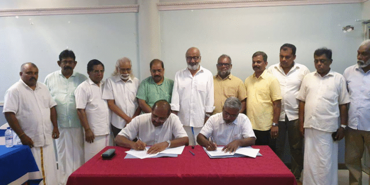 தமிழ் தேசிய பேரவை – ஜனநாயக தமிழ் தேசிய கூட்டணிக்கு இடையே ஒப்பந்தம்