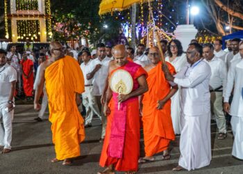 யுதகனாவ ராஜ மகா விகாரையின் வருடாந்த எசல மகா பெரஹர நிறைவடைந்தது