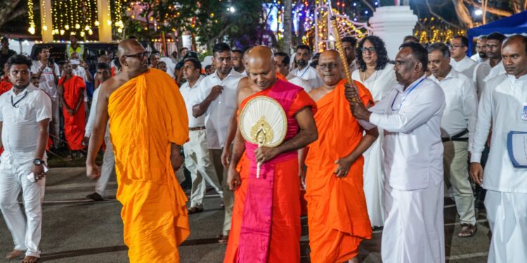 யுதகனாவ ராஜ மகா விகாரையின் வருடாந்த எசல மகா பெரஹர நிறைவடைந்தது