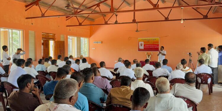 வவுணதீவில் மறைந்த இரா.சம்பந்தனின் ஓராண்டு நினைவு வணக்க அஞ்சலி