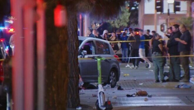 அமெரிக்காவில் பொதுமக்களை நோக்கி காரை செலுத்திய நபர் – 20 பேர் காயம்