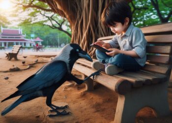 ரீலிஸ் பார்த்த காகம் -Lost in Reels: A Crow’s Lesson on Priorities
