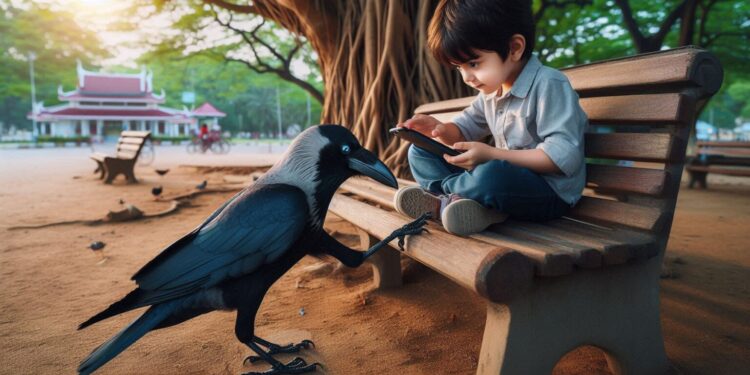 ரீலிஸ் பார்த்த காகம் -Lost in Reels: A Crow’s Lesson on Priorities