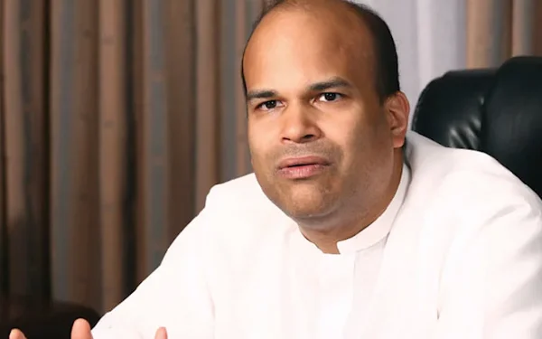 மிலிந்த மொரகொடவுடன் ஜேர்மன் தூதுவர் பெலிக்ஸ் நோமன் சந்திப்பு