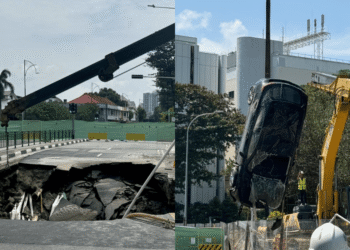 சிங்கப்பூரில் சாலையில் ஏற்பட்ட திடீர் பள்ளத்தில் காருடன் விழுந்த பெண்ணை மீட்ட 7 தமிழர்களுக்கு விருந்து அளிக்கிறார் ஜனாதிபதி