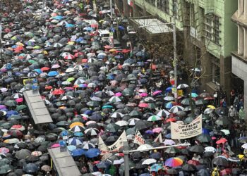 சிட்னியில் பாலஸ்தீன ஆதரவு பேராட்டம் – பாலத்தின் ஊடாக பேரணியாக சென்ற ஒரு இலட்சத்திற்கும் மேற்பட்ட மக்கள் – அவுஸ்திரேலியா ஏன் இதுவரை இஸ்ரேலிற்கு எதிராக தடைகளை விதிக்கவில்லை என கேள்வி?