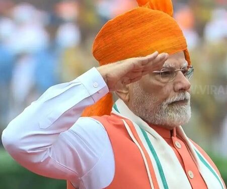 “அணு ஆயுத மிரட்டலை இனி பொறுத்துக்கொள்ள மாட்டோம்” -இந்திய சுதந்திர தின உரையில் பிரதமர் மோடி உறுதி