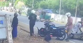 யாழில் நான்கு வாகனங்கள் விபத்து