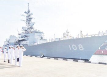 இலங்கை வந்தடைந்த ஜப்பான் போர்க் கப்பல்