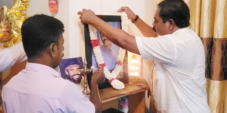 மறைந்த தலைவர் மாவையின் பிறந்ததின நினைவேந்தல்