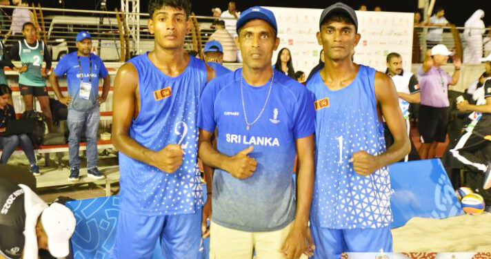 ஆசிய விளையாட்டு கடற்கரை கரப்பந்தாட்டம் : இலங்கை அணி வெற்றி