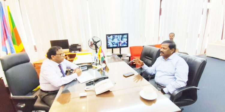 ஆளுநரை சந்தித்து கலந்துரையாடிய நாடாளுமன்ற உறுப்பினர் ரவிகரன்