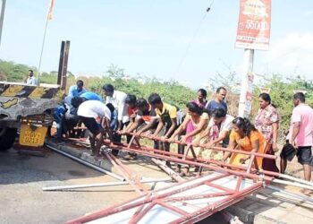 திருக்கேதீஸ்வர வளைவு உடைப்பு : 10 பேருக்கு விசாரணை!