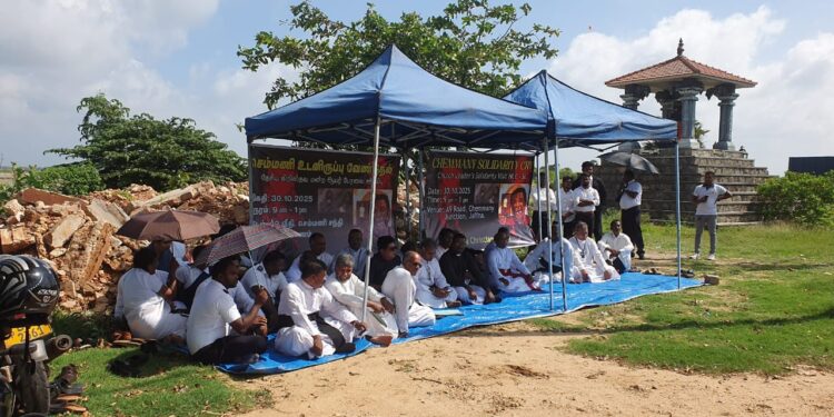 செம்மணிப் புதைகுழிக்கு நீதி கோரிப் போராட்டம்!