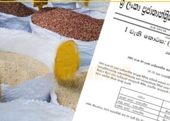 இறக்குமதி செய்யப்படும் அரிசி வகைகளின் விலையை நிர்ணயித்து வர்த்தமானி வெளியீடு!