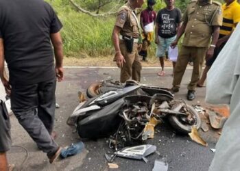 இரு உயிர்களைப் பலியெடுத்த அதிவேகம்!