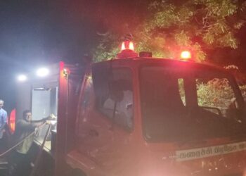 கிளிநொச்சியில் தீப் பரவல்