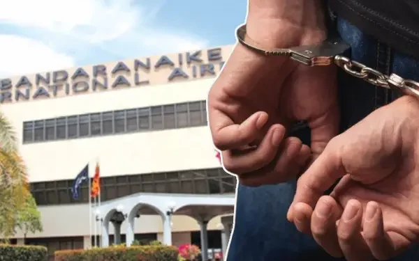 விமான நிலையத்தில் போதைப்பொருளுடன் இளைஞன் கைது!