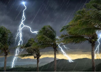 மின்னல் தாக்கம் குறித்த சிவப்பு எச்சரிக்கை!