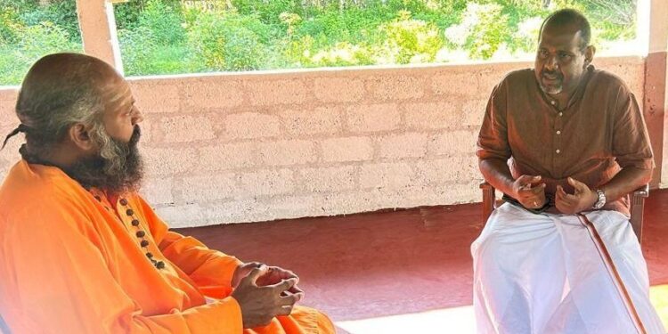 வேலன் சுவாமிகளை சந்தித்த கஜேந்திரகுமார் எம்.பி