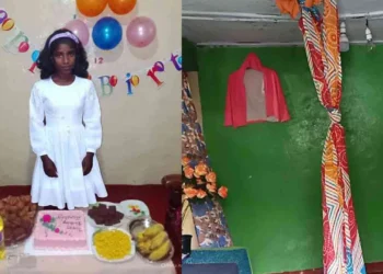 தொட்டிலில் தொங்கிய சிறுமி பலி!