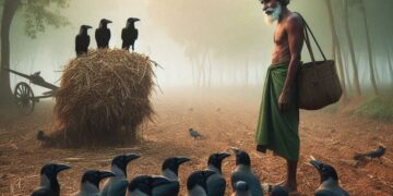 The Crow and the Farmer’s Field – வயலில் காகம்
