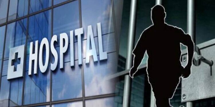 வைத்தியசாலையிலிருந்து சந்தேக நபர் தப்பியோட்டம்