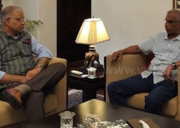 இலங்கைக்கான இந்திய உயர்ஸ்தானிகர் சந்தோஷ் ஜா – சுமந்திரன் சந்திப்பு