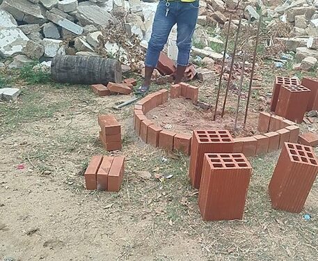 உடைக்கப்பட்ட தூபியை புனரமைக்கும் பணிகள் ஆரம்பம்!