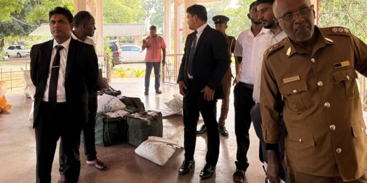 யாழில் தீக்கிரையான 950 கிலோ கஞ்சா!