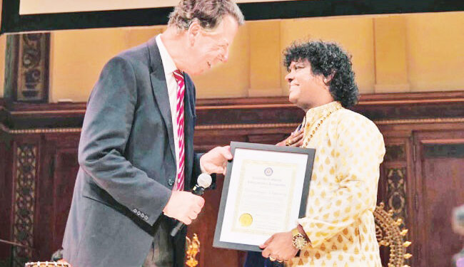 நாதஸ்வர வித்துவான் பாலமுருகனுக்கு அமெரிக்க அரசின் உயர் விருதுகள்!