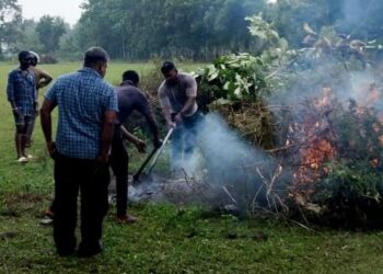 ஈச்சங்குளம் துயிலும் இல்லத்தில் சிரமதானம்