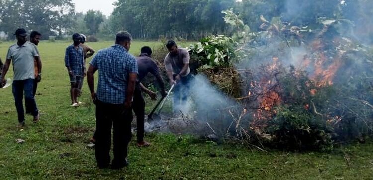 ஈச்சங்குளம் துயிலும் இல்லத்தில் சிரமதானம்