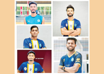 கரப்பந்தாட்டத் தொடர் : யாழ். பல்கலை மாணவர்கள் தெரிவு!