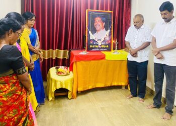 கொக்குவிலில் மாமனிதர் ரவிராஜின் 19 ஆவது ஆண்டு நினைவேந்தல்