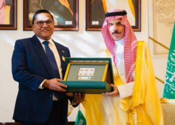 இலங்கைக்கான நினைவுத் தபால் முத்திரையை வெளியிட்ட சவூதி அரேபியா!