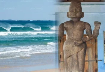 யாழ்ப்பாணம் கடற்கரையில் கரையொதுங்கிய பௌத்த சிலை