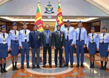 பதக்கம் வென்ற விமானப்படை வீரர்களுக்கு சிறப்பு கெரவிப்பு