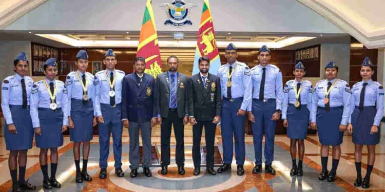 பதக்கம் வென்ற விமானப்படை வீரர்களுக்கு சிறப்பு கெரவிப்பு