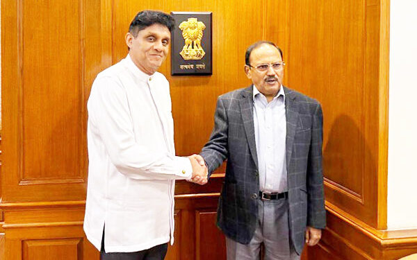 இந்திய தேசிய பாதுகாப்பு ஆலோசகருடன் சஜித் பேச்சு