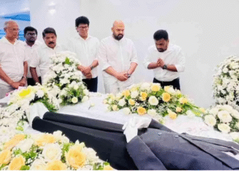 சாணக்கியனின் தந்தையின் பூதவுடலுக்கு ஜனாதிபதி அஞ்சலி