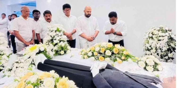 சாணக்கியனின் தந்தையின் பூதவுடலுக்கு ஜனாதிபதி அஞ்சலி