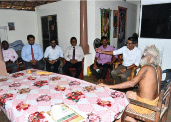 யாழில். சுமயத் தலைவர்களை சந்தித்தார் அமைச்சர் உபாலி