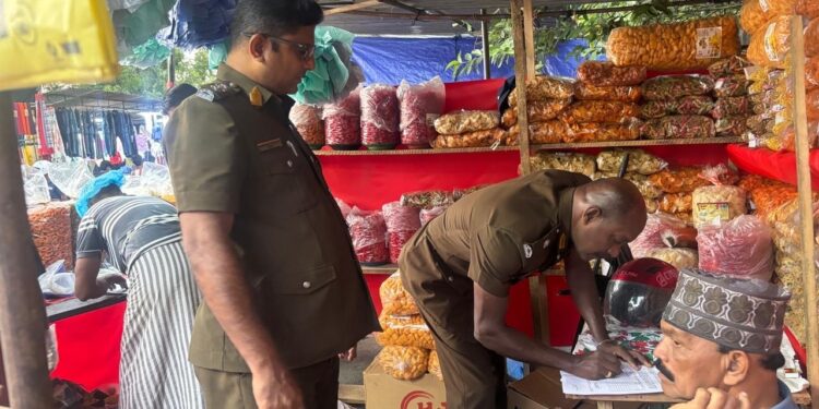 மன்னாரில் சுகாதாரப் பகுதியினர் சோதனை நடவடிக்கை