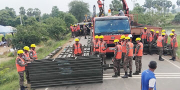 இந்திய இராணுவ பொறியியல் பிரிவினால் பாலம் புனரமைப்பு!