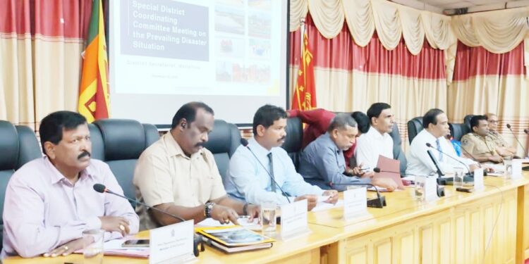 முல்லை. வெள்ள அனர்த்தம் தொடர்பில் விசேட மாவட்ட ஒருங்கிணைப்புக் குழுக் கூட்டம்