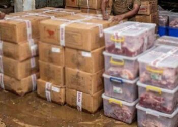 12,000 கிலோகிராம் இறைச்சிக்கு சீல்!